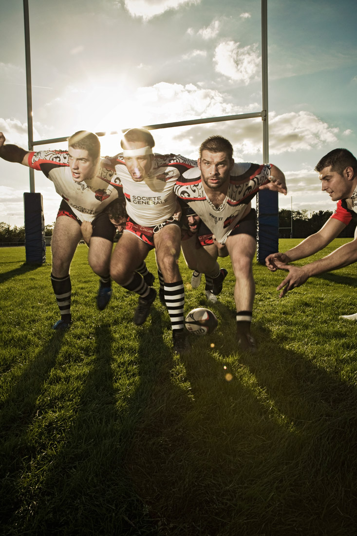 Rugby-mélée